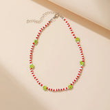 Boho Bead Flower Necklace Ethnic Style Daisy Choker