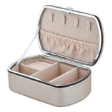 Portable Jewelry Storage Box for Rings Earrings Necklaces
