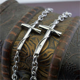 Cross Bracelet Christian Hand Chains Titanium Steel Classic