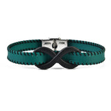 Cross Bracelet Leather Wristband Cuff Goth Gothic Punk Bracelets
