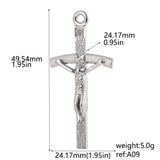 Cross Charms Catholic Christian Zinc Alloy Pendants For Necklaces