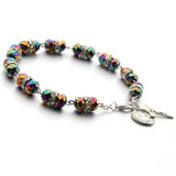 Crystal Beads Bracelet 8MM for Women - Four Colors, Charm Colorful