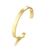 Cross Cuff Bracelet for Women Stackable Stainless Steel Open Cuff Bangle