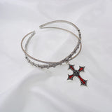 Double Crystal Collar Necklace Romantic Pendant Necklace For Women