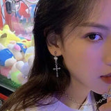 Vintage Silver Stud Earrings for Women Girls