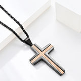 Cross Jewelry Stainless Steel Small Rhombus Pendant