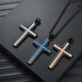 Cross Jewelry Stainless Steel Small Rhombus Pendant