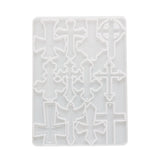 Cross Keychain Silicone Mold Epoxy Resin DIY Craft R7RF