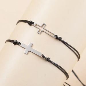 Family Bracelets Set Matching Dad Mom Son Daughter Jewelry