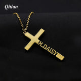 Custom Name Choker Necklace Stainless Steel Personalized Gift for Women