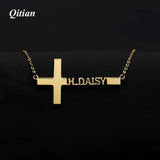 Custom Name Choker Necklace Stainless Steel Personalized Gift for Women