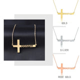 Custom Name Choker Necklace Stainless Steel Personalized Gift for Women