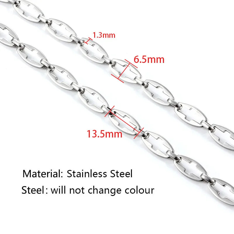 Stainless Steel Cross Necklace Chains for Jewelry Making
