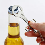 Cross Pendant Bottle Opener Keychain Stainless Steel Beer Opener Tool
