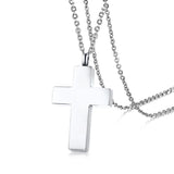 Cross Pendant Necklace Cremation Ashes Ash Urn Keepsake Stainless Steel