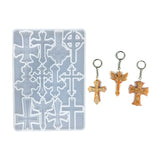 Cross Pendant Silicone Mold DIY Jewelry Necklace Casting Tools