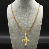 Stainless Steel Choker Necklace for Men N1173S02