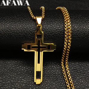 Stainless Steel Choker Necklace for Men N1173S02