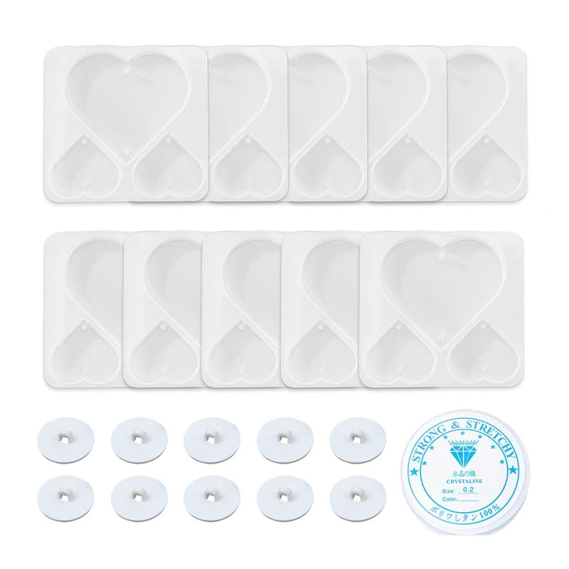 Cross Star Love Heart Silicone Mold Door Curtain Material Pack