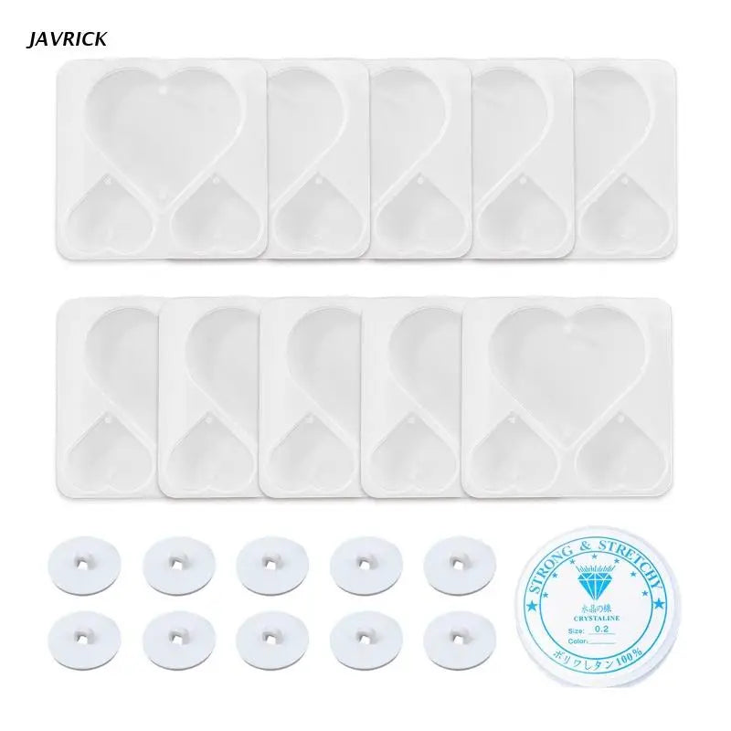 Heart Silicone Mold Door Curtain Resin Mold for DIY Home Decor