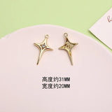 Vintage Rose Flower Alloy Pendant DIY Jewelry Accessories