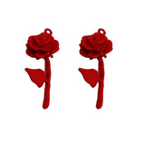 Vintage Rose Flower Alloy Pendant DIY Jewelry Accessories