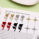 Vintage Rose Flower Alloy Pendant DIY Jewelry Accessories