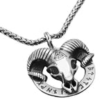 Cross Wings Talisman Ancient Archangel Protect Pendant Men Necklace