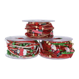 Snowman Santa Claus Hand Christmas Tree Decoration Ribbon