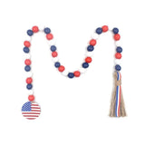 American Independence Beaded Pendant & Tassel Decoration