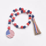 American Independence Beaded Pendant & Tassel Decoration