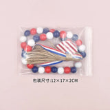 American Independence Beaded Pendant & Tassel Decoration
