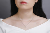 925s Silver Diamond Necklace for Women