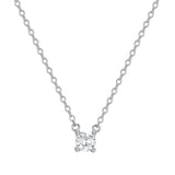 925s Silver Diamond Necklace for Women