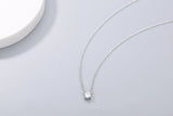 925s Silver Diamond Necklace for Women