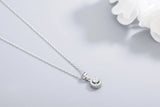 925s Silver Zircon Diamond Pendant Collarbone Women's Necklace