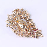 Joker Clothing Accessories Large Crystal Brooch Cross-border Sales