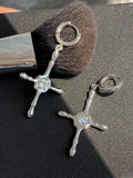 Cross Earrings Female Senior Sense Ear Studs