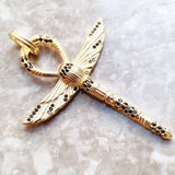 Ankh Scarab Golden Pendant Vintage Jewelry 925 Sterling Silver Amulet