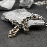 Men's Stainless Steel Thorns Necklace Punk Vintage Jewelry