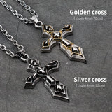 Men's Stainless Steel Thorns Necklace Punk Vintage Jewelry