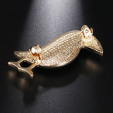 Crow Brooch Paint Bird Enamel Brooches Men Women Suits Dress Hat