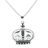 Crown Cross Pendant Stainless Steel Mens Jewelry