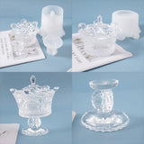 Crown Cup Silicone Mold Jewelry Storage Box Resin Mold DIY Crafts Tool