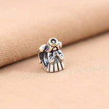 925 Sterling Silver Divine Angel Charm Bead Feather Angel Fit Bracelet