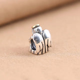 925 Sterling Silver Divine Angel Charm Bead Feather Angel Fit Bracelet