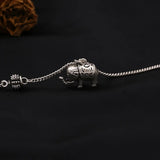 Crown Elephant Pendant Necklace for Women BOHO Jewelry