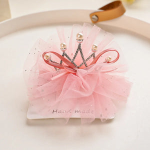 Crown Hairpin Girls Hair Clips Bows for Birthdays Special Occasions