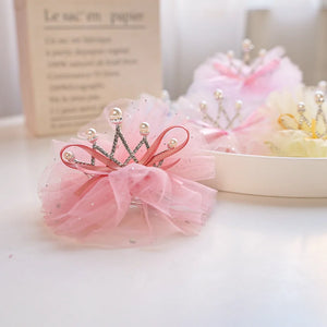 Crown Hairpin Girls Hair Clips Bows for Birthdays Special Occasions
