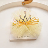 Crown Hairpin Girls Hair Clips Bows for Birthdays Special Occasions